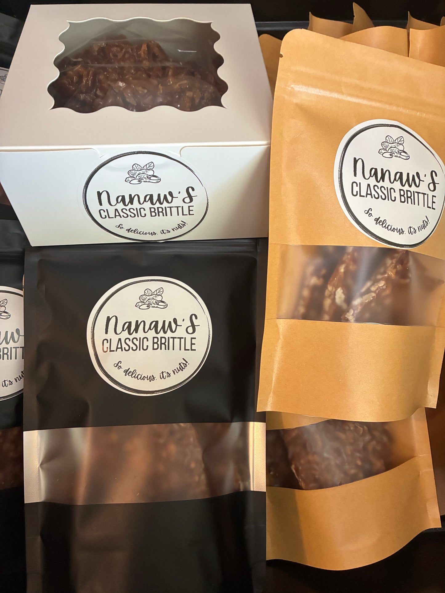 Cinnamon Pecan Brittle Gift Box 16oz